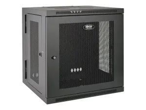 Eaton Tripp Lite Series 10U Wall Mount Rack Enclosure Server Cabinet Hinged w/ Door & Sides - miniature 2