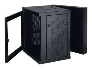 Eaton Tripp Lite Series 12U Wall Mount Rack Enclosure Server Cabinet Hinged Swinging Acrylic Window