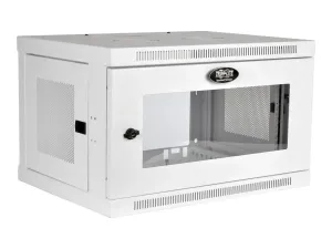 Eaton Tripp Lite Series 6U Wall Mount Rack Enclosure Server Cabinet White w/ Acrylic Glass Door - miniature 1