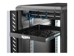 StarTech .com Etagere d'armoire serveur coulissante de 55 cm de profondeur - miniature 5