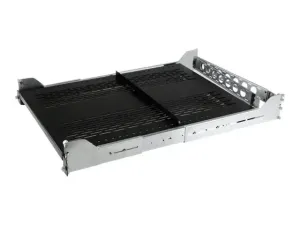 StarTech .com Étagère coulissante ventilée 2U pour rack de serveur avec bras de gestion de câbles - miniature 4