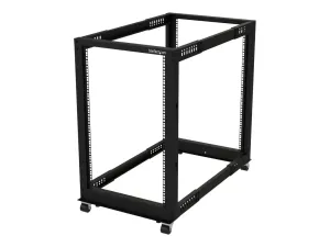 StarTech .com 4POSTRACK18U Rack serveur réglable à cadre ouvert 18U - miniature 1