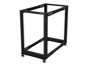 StarTech .com 4POSTRACK18U Rack serveur réglable à cadre ouvert 18U - miniature 2