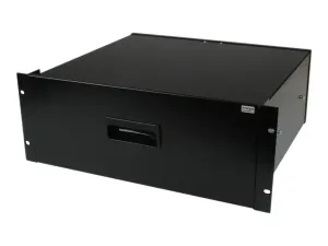 StarTech .com Tiroir de stockage en acier noir 4U pour racks et armoires 48 cm - miniature 2