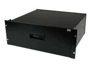 StarTech .com Tiroir de stockage en acier noir 4U pour racks et armoires 48 cm - miniature 1