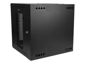 StarTech .com Armoire Réseau Murale à 4 Montants 12U avec Étagère 1U, Armoire Serveur Murale 19" à Charnières pour Équipement IT/AV/Électronique/Ordinateur, Armoire Rack Ventilée Flexible - miniature 5