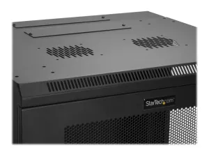 StarTech .com Armoire Réseau Murale à 4 Montants 12U avec Étagère 1U, Armoire Serveur Murale 19" à Charnières pour Équipement IT/AV/Électronique/Ordinateur, Armoire Rack Ventilée Flexible - miniature 4