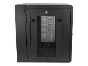 StarTech .com Armoire Réseau Murale à 4 Montants 12U avec Étagère 1U, Armoire Serveur Murale 19" à Charnières pour Équipement IT/AV/Électronique/Ordinateur, Armoire Rack Ventilée Flexible - miniature 3