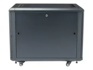 StarTech .com Armoire serveur non assemblee avec roulettes 12U 91 cm - miniature 3