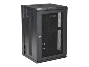 Startech Armoire Réseau Murale à 4 Montants 18U avec Étagère 1U, Armoire Serveur Murale 19" à Charnières pour Équipement IT/AV/Électronique/Ordinateur, Armoire Rack Ventilée Flexible - miniature 5
