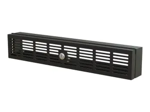 StarTech .com 2U Rack Mount Security Cover, Hinged Locking Rack Panel/ Cage/Door for Physical Security/ Access Control of 19" Server Rack & Network Cabinet, Assembled with Mounting Hardware - miniature 5