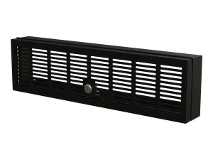 StarTech .com 3U Rack Mount Security Cover, Hinged Locking Rack Panel/ Cage/Door for Physical Security/ Access Control of 19" Server Rack & Network Cabinet, Assembled with Mounting Hardware - miniature 1
