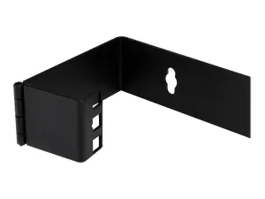 StarTech .com Support de fixation murale a charnieres 48 cm 1U pour tableaux de connexion - miniature 2