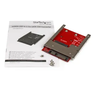 Startech.com - Adaptateur mSATA SSD vers SATA 2,5" - miniature 2
