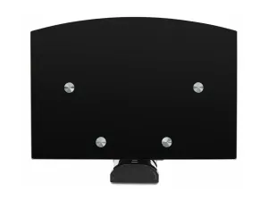 StarTech .com Dual Floating Wall-Mounted AV Shelves, Adjustable Height Shelf For Under TV, Organize A/V Equipment On Black Tempered Glass Shelves - miniature 3