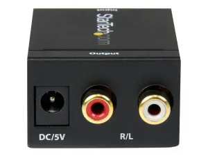 StarTech .com Convertisseur audio coaxial numérique ou Toslink optique SPDIF vers RCA stéréo - miniature 5