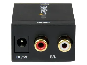 StarTech .com Convertisseur audio coaxial numérique ou Toslink optique SPDIF vers RCA stéréo - miniature 1