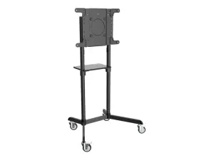 Eaton Tripp Lite Series Rolling TV/Monitor Cart for 37" to 70" Flat-Screen Displays, Rotating Portrait/Landscape Mount - miniature 3