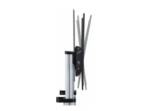 StarTech .com Rolling TV Cart/Stand On Wheels, Up to 100inch/220lb Screens - miniature 5