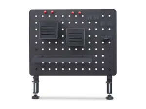 StarTech .com Clamp-On Pegboard with Accessories, 16.5 x 12.5in (42 x 32cm), Steel Pegboard, Desktop Storage Organizer, Desk Mount Peg Board, Black - miniature 2
