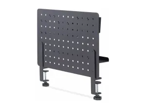 StarTech .com Clamp-On Pegboard with Accessories, 16.5 x 12.5in (42 x 32cm), Steel Pegboard, Desktop Storage Organizer, Desk Mount Peg Board, Black - miniature 5