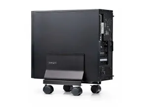 StarTech .com Computer Tower Cart Rolling CPU Caddy w/ Wheels, Adjustable - miniature 3
