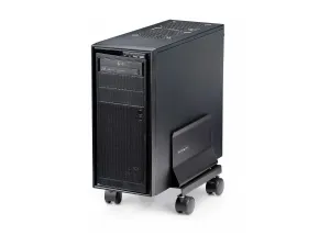 StarTech .com Computer Tower Cart Rolling CPU Caddy w/ Wheels, Adjustable - miniature 2