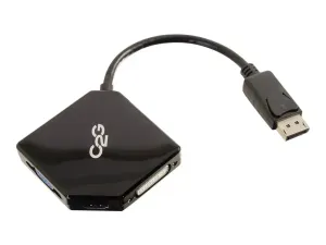 C2G Convertisseur adaptateur DisplayPort vers HDMI, VGA, DVI - miniature 3