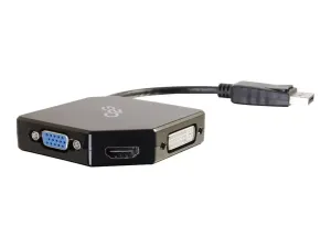 C2G Convertisseur adaptateur DisplayPort vers HDMI, VGA, DVI - miniature 1