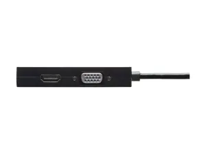 Eaton Tripp Lite Series DisplayPort to VGA / DVI / HDMI 4K x 2K @ 24/30Hz Adapter Converter - miniature 4