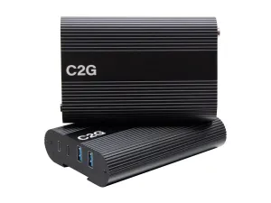 C2G Superbooster 2X4 USB Over Cat6a Extender Switch - miniature 3