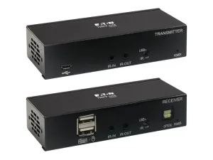Eaton Tripp Lite Series USB C to HDMI over Cat6 Extender Kit with KVM Support, 4K 60Hz, 4:4:4, Transmitter/Receiver, USB, PoC, HDCP 2.2, up to 230 ft., TAA; - miniature 4