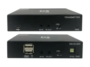 Eaton Tripp Lite Series USB C to HDMI over Cat6 Extender Kit with KVM Support, 4K 60Hz, 4:4:4, Transmitter/Receiver, USB, PoC, HDCP 2.2, up to 230 ft., TAA; - miniature 1