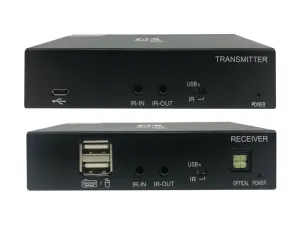 Eaton Tripp Lite Series HDMI over Cat6 Extender Kit with KVM Support, 4K 60Hz, 4:4:4, USB/IR, PoC, HDR, HDCP 2.2, 230-ft. (70.1 m), TAA - miniature 1