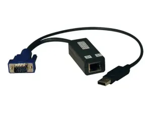 Eaton Tripp Lite Series USB Single Server Interface Unit Virtual Media KVM Switch HD15 USB RJ45 TAA - miniature 4