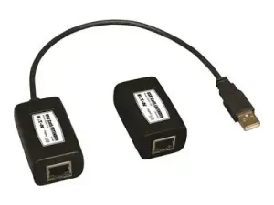 Eaton Tripp Lite Series 1-Port USB Over Cat5/Cat6 Extender Video Transmitter Receiver 150' - miniature 3