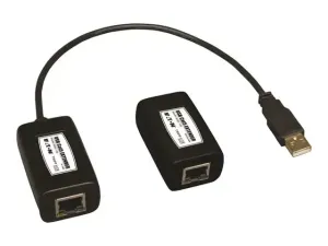 Eaton Tripp Lite Series 1-Port USB Over Cat5/Cat6 Extender Video Transmitter Receiver 150' - miniature 4