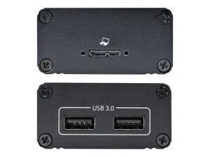 StarTech .com Extender USB 3.0 2-Port sur Fibre Multimode OM3 LC/LC, 350m - miniature 2