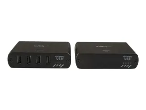 StarTech .com Extendeur 4 Ports USB 2.0 sur LAN Gigabit ou Connexion Directe Ethernet Cat5e / Cat6 jusqu'à 100 m - miniature 2