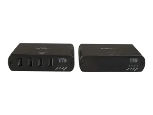 StarTech .com Extendeur 4 Ports USB 2.0 sur LAN Gigabit ou Connexion Directe Ethernet Cat5e / Cat6 jusqu'à 100 m - miniature 1
