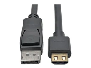 Eaton Tripp Lite Series DisplayPort 1.2 to HDMI Active Adapter Cable (M/M), 4K 60 Hz, Gripping HDMI Plug, HDCP 2.2, 10 ft. (3.1 m) - miniature 5