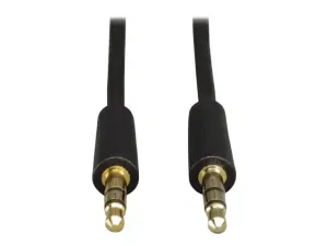 Eaton Tripp Lite Series 3.5mm Mini Stereo Audio Cable for Microphones, Speakers and Headphones (M/M), 15 ft. (4.57 m) - miniature 4