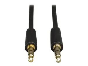 Eaton Tripp Lite Series 3.5mm Mini Stereo Audio Cable for Microphones, Speakers and Headphones (M/M), 15 ft. (4.57 m) - miniature 5