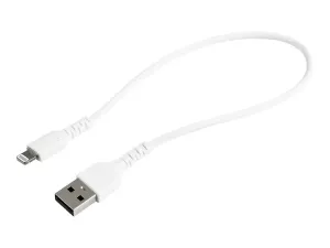 Startech Câble USB-A vers Lightning Blanc Robuste 30cm - miniature 1