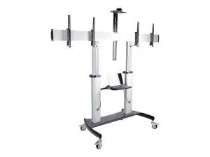 StarTech .com Support TV à Roulettes pour TV VESA 37-60" (Max 2x 50kg) - miniature 3
