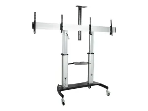 StarTech .com Support TV à Roulettes pour TV VESA 37-60" (Max 2x 50kg) - miniature 5