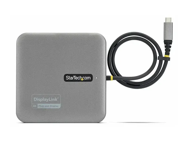 StarTech.com Adaptateur Multiport USB C, Double HDMI 4K60Hz, 100W PD, GbE