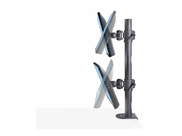 StarTech.com Desk Mount For 2x Vertically Stacked Monitors, Dual 49", TAA