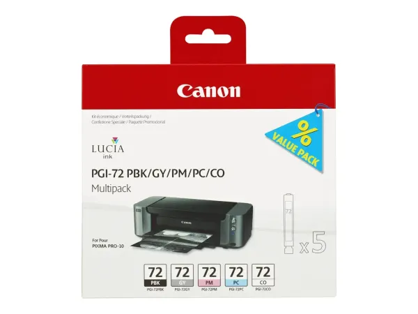 Canon PGI-72 PBK/GY/PM/PC/CO Multipack
