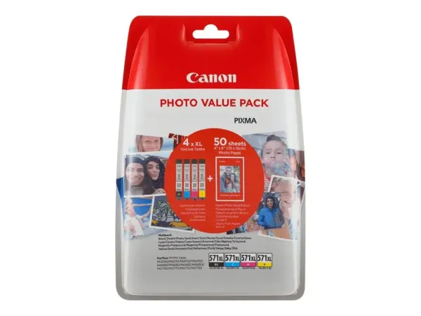 Canon CLI-571 XL C/M/Y/BK Photo Value Pack